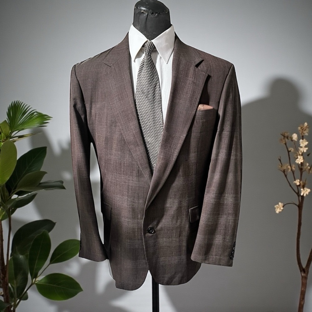 Classic Brown Men's Blazer Haggar Clothing.☑️